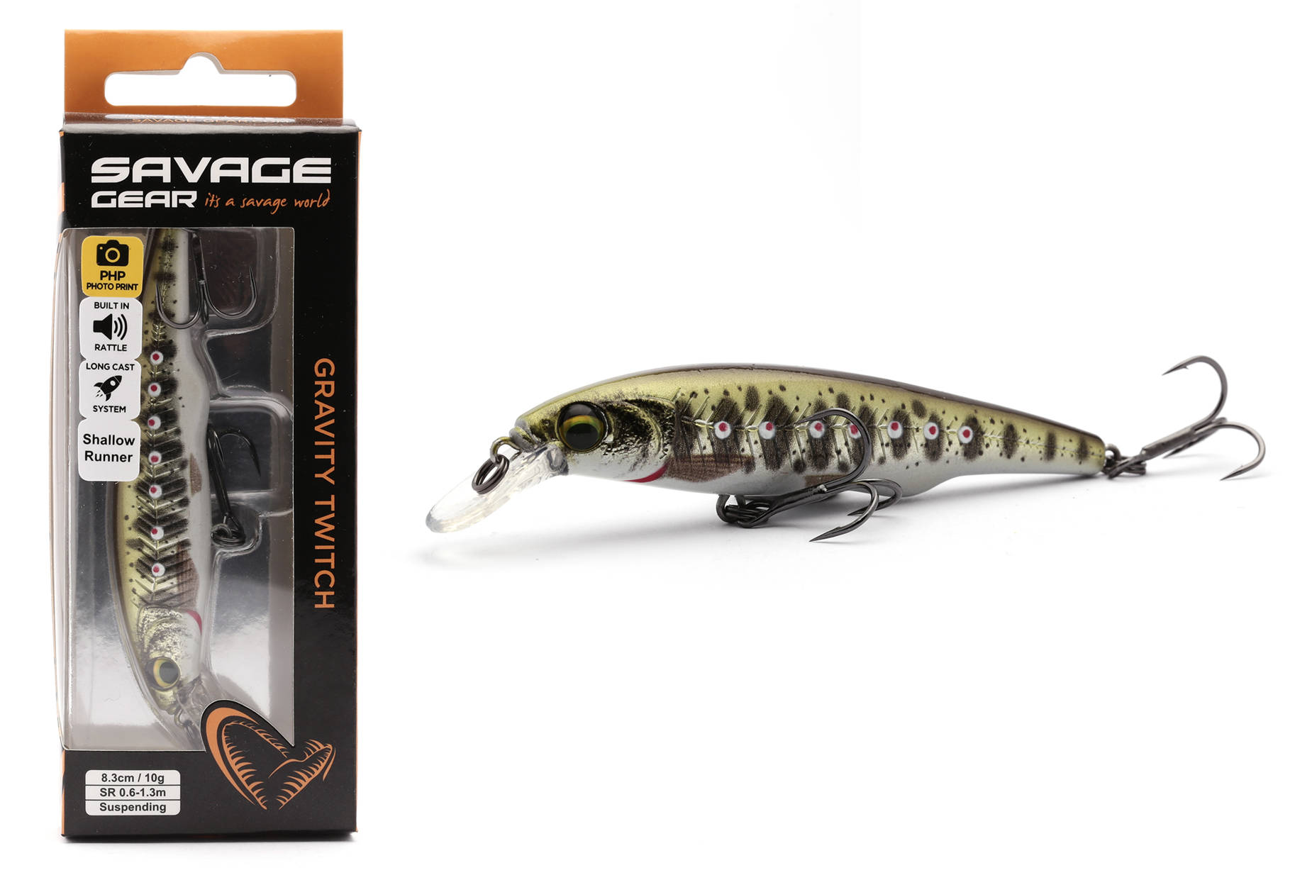 Wobler Savage Gear Gravity Twitch Sr Brown Trout Smolt Przyn Ty