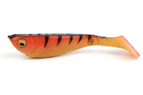 13768 - BERKLEY GUMA PULSE SHAD - ORANGE BLACK