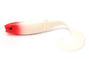 618 - SAVAGE GEAR GUMA CANNIBAL CURL TAIL - RED HEAD