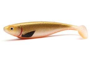 GUMA DAM EFFZETT STRIKE SHAD - GOLDEN SHINER