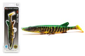 GUMA SAVAGE GEAR 4D PIKE SHAD - FIRETIGER 20cm