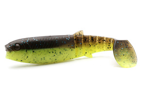 GUMA SAVAGE GEAR CANNIBAL SHAD - CHARTREUSE PUMPKIN 15cm/1szt