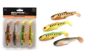 GUMA SAVAGE GEAR CRAFT CANNIBAL DARK WATER MIX 12,5cm