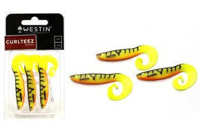 GUMA WESTIN CURL TEEZ - FIRE PERCH 7cm/3szt