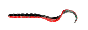 GUMY SAVAGE GEAR  RIB WORM 10,5cm - RED N BLACK