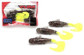 GUMY YUM SAMURAI CURLY SILVER NEON PEPR 7,6cm/10szt