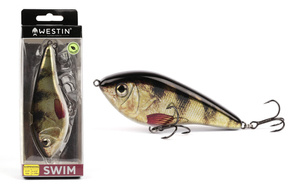 JERK WESTIN SWIM GLIDEBAIT 10cm/31g- REAL PERCH