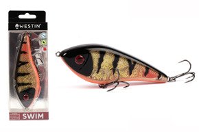 JERK WESTIN SWIM GLIDEBAIT 12cm/53g-3D GOLDEN PERCH