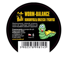 KULKI WORM BALANCE INVADER - KUKURYDZA/ORZECH TYGRYSI 60ml