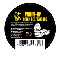 KULKI WORM UP INVADER - ROBIN RED / CZOSNEK 60ml