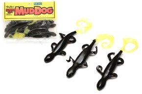 LCMD74 - LUNKER CITY GUMA MUD DOG BLACK CHART