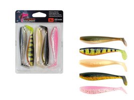 NMC001 - FOX RAGE ZESTAW GUM ZANDER PRO UV COLORS 7,5cm/5szt