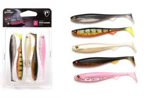 NMC007 - FOX RAGE ZESTAW GUM SLICK SHAD 9cm/5szt