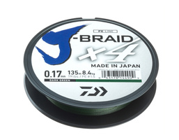 PLECIONKA DAIWA J-BRAID X4 DARK GREEN 135m