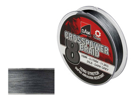 PLECIONKA DAM CROSSPOWER 8 BRAID 0,10mm/150m - DARK GREY