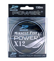 PLECIONKA MIRACLE FISH OCTA BRAID X12 BLACK 0.25mm/120m