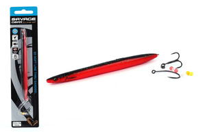 PRZYNĘTA SAVAGE GEAR 3D SOFT LINE THRU SANDEEL 12,5cm - RED N BLACK