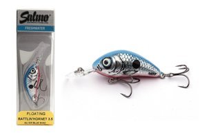 QRH272 - SALMO WOBLER RATTLIN HORNET F 3,5cm- SILVER BLUE SHAD