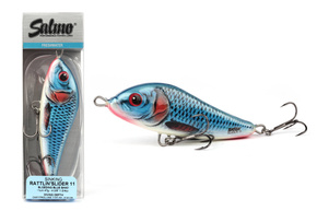 QRN020 - SALMO WOBLER RATTLIN SLIDER SINKING 8cm - BLEEDING BLUE SHAD