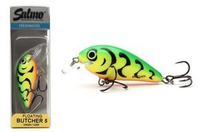 WOBLER SALMO BUTCHER FLOATING 5cm-GREEN TIGER