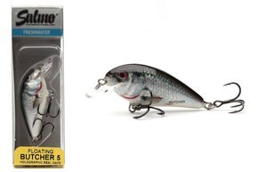 WOBLER SALMO BUTCHER FLOATING 5cm-HOLOGRAPHIC REAL DACE