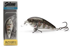 WOBLER SALMO BUTCHER SINKING 5cm-HOLOGRAPHIC BROWN TROUT