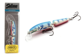 WOBLER SALMO FANATIC F 7cm - BLUE PERCH RED BELLY