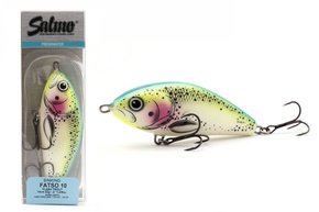 WOBLER SALMO FATSO SINKING 10cm - FLASH TROUT