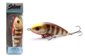 WOBLER SALMO FATSO SINKING 10cm - SPOTTED BROWN PERCH