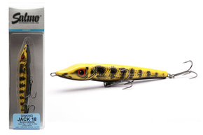 WOBLER SALMO JACK SINKING 18cm - BLACK WIDOW