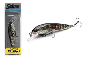 WOBLER SALMO MINNOW FLOATING 5cm - HOLO STICKLEBACK