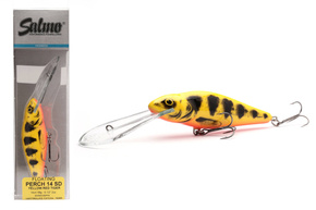 WOBLER SALMO PERCH SDR 14cm - YELLOW RED TIGER