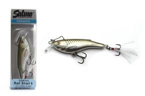 WOBLER SALMO RAIL SHAD S - HOLOGRAPHIC GREEN SHINER 6cm