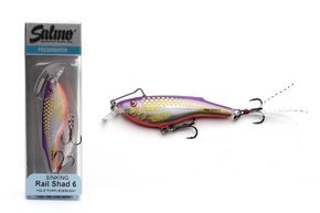 WOBLER SALMO RAIL SHAD S - HOLOGRAPHIC PURPLEDSCENT 6cm