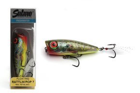 WOBLER SALMO RATTLIN POP F 7cm-REAL HOT BLUEGILL