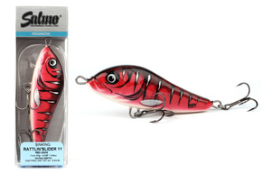 WOBLER SALMO RATTLIN SLIDER SINKING 11cm - RED WAKE