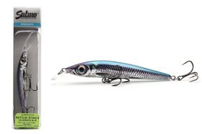 WOBLER SALMO RATTLIN STING SUS 9cm - HOLOGRAPHIC BLUE