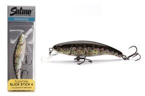 WOBLER SALMO SLICK STICK F 6cm - HOLOGRAPHIC BROWNIE