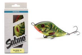 WOBLER SALMO SLIDER FLOATING 10cm - GREEN PIKE