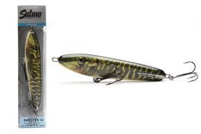 WOBLER SALMO SWEEPER SINKING 10cm - REAL PIKE