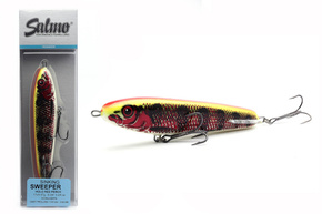 WOBLER SALMO SWEEPER SINKING 14cm - HOLO RED PERCH