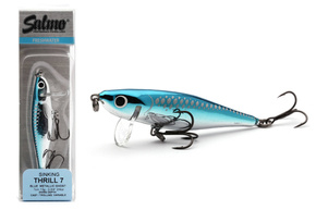 WOBLER SALMO THRILL S 7cm - BLUE METALLIC GHOST