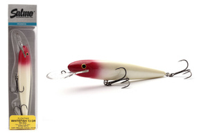 WOBLER SALMO WHITE FISH DEEP RUNNER 13cm - RED HEAD