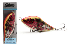 WOBLER SLIDER SINKING 10cm - HOLO RED PERCH - SALMO