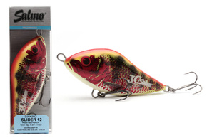 WOBLER SLIDER SINKING 12cm - HOLO RED PERCH - SALMO 