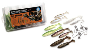 ZESTAW PRZYNĘT SAVAGE GEAR FAT MINNOW T-TAIL KIT 36szt