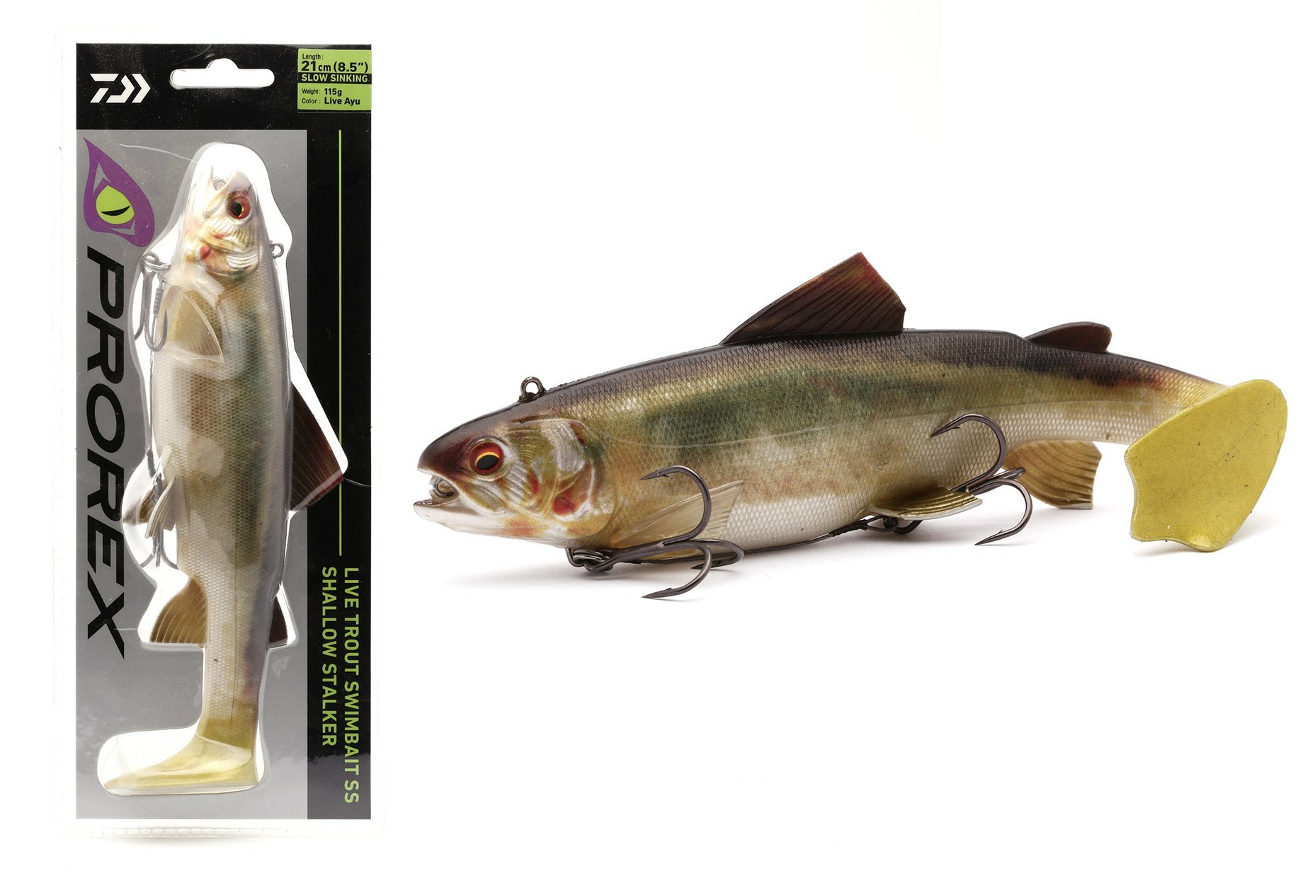 15431 521 daiwa guma prorex live trout df live ayu 21cm przynĘty