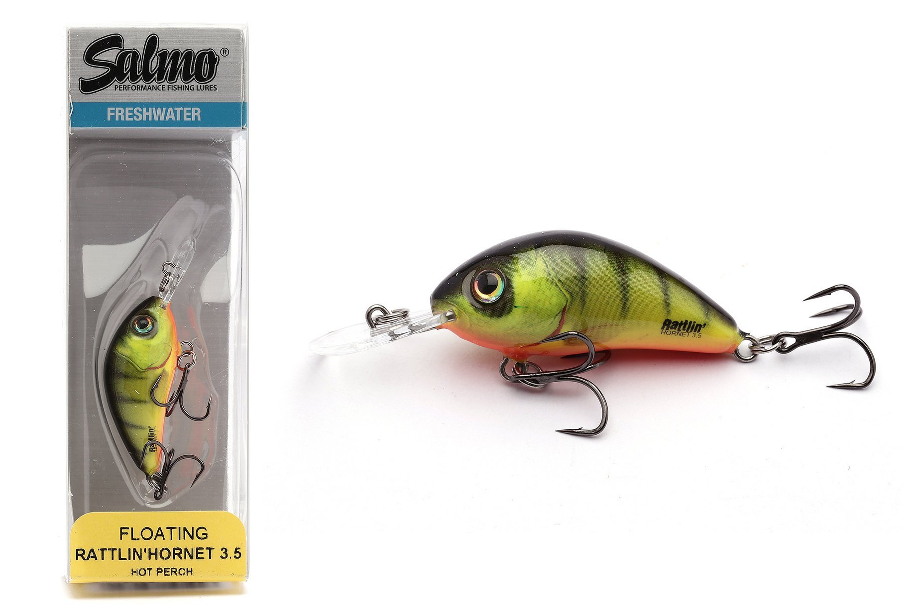 Salmo Hornet Sinking 6cm Olive Hot Spot