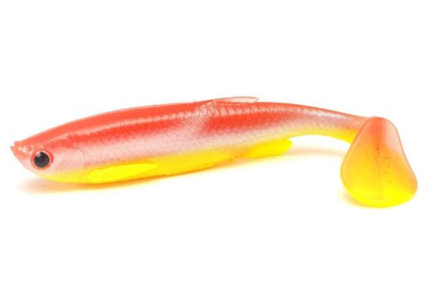 618 - SAVAGE GEAR GUMA FAT-TAIL MINNOW - YR FLUO