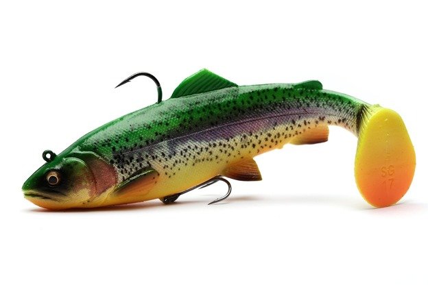 6375 - SAVAGE GEAR GUMA 4D RATTLE TROUT - FIRE TROUT